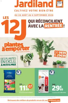 Prévisualisation de Jardiland catalogue du magasin Jardiland formulaire valide 26/08/2026