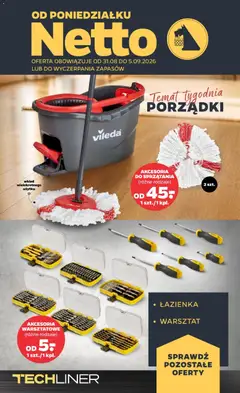 Pogląd gazetki "Netto gazetka od poniedziałku NonFood" ze sklepu Netto ważnej od 31.08.2026