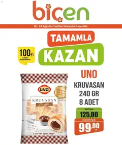 Biçen Market Biçen Market - Tamamla Kazan 18.08.2026 - Broşürünün önizlemesi