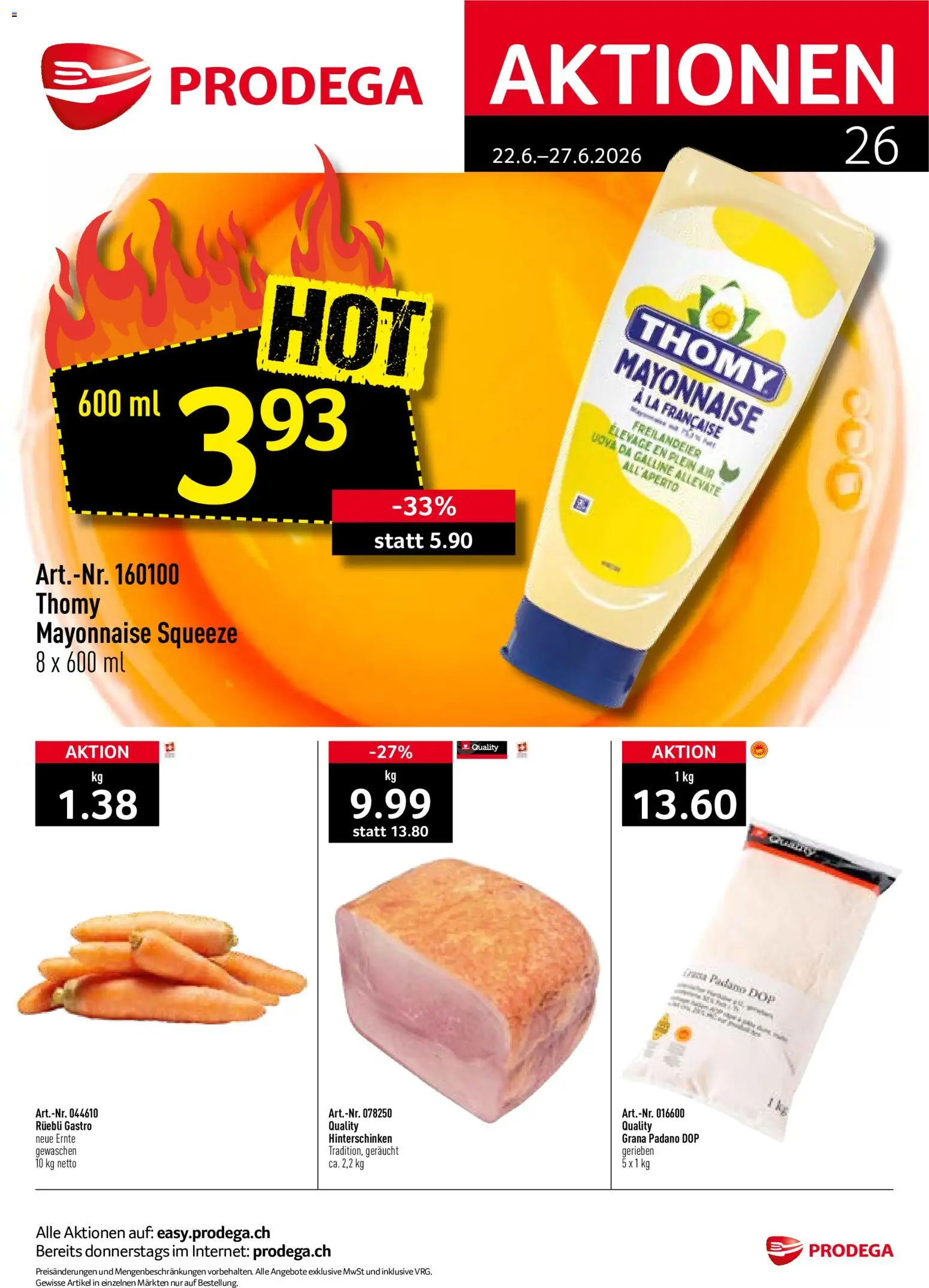 Vorschau des Merkblatts Prodega aktionen vom Shop Prodega gültig von 22.06.2026 bis 27.06.2026