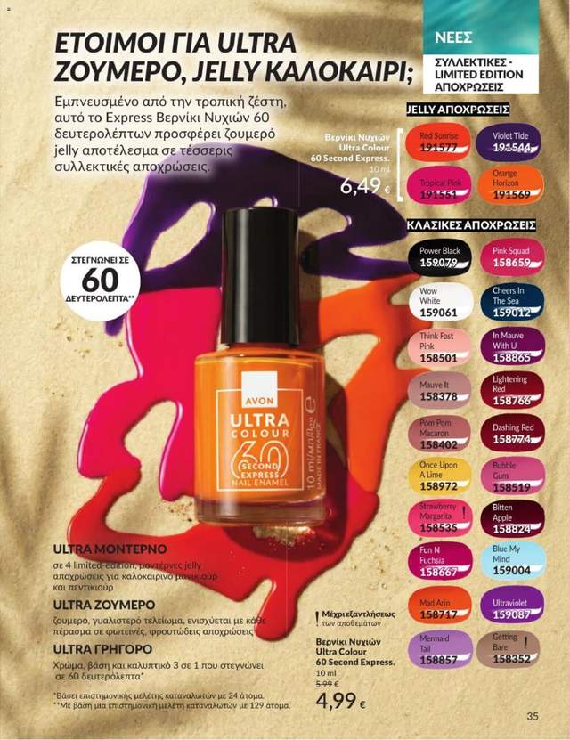 Νέος κατάλογος Avon από τις 01/07