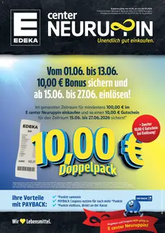 Vorschau von dem Prospekt des Geschäftes Edeka, gültig ab dem 01.06.2026