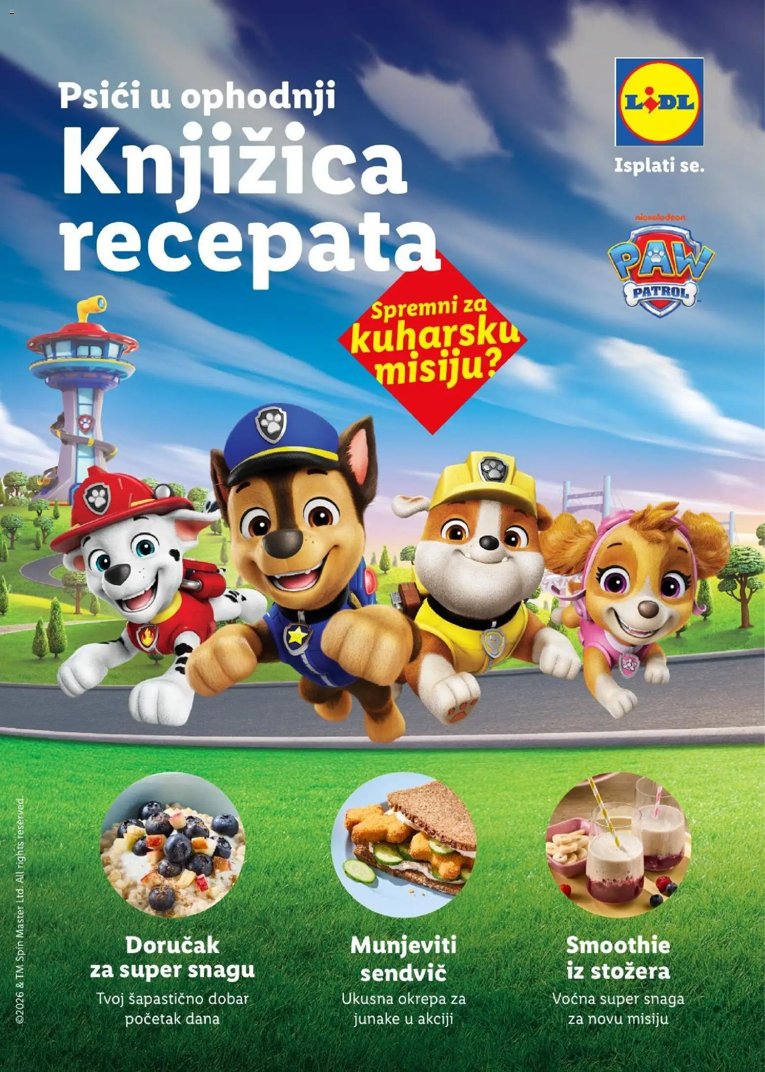 Pregled letka Lidl Knjižica recepata Psići u ophodnji trgovine Lidl vrijedi od 20.07.2026