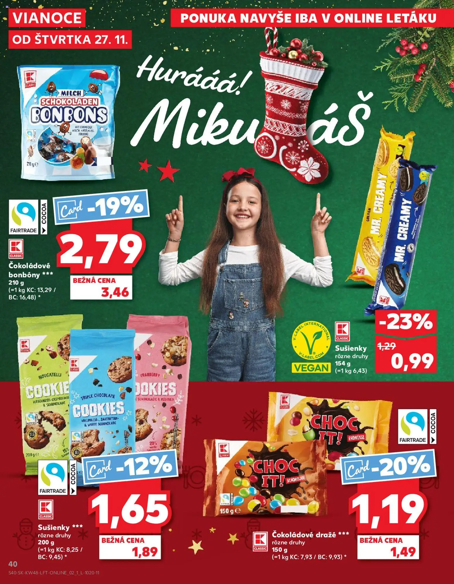 Náhľad Kaufland letáku platného od 27.11.2025 - Sušienky
