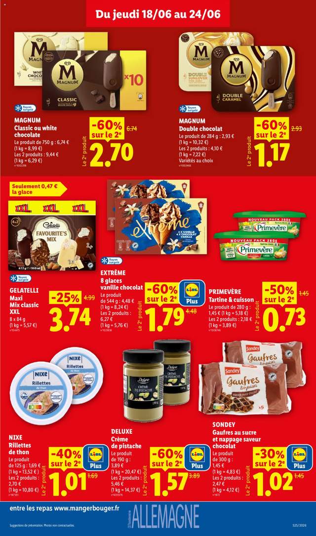 Nouveau catalogue Lidl à partir du 18/06