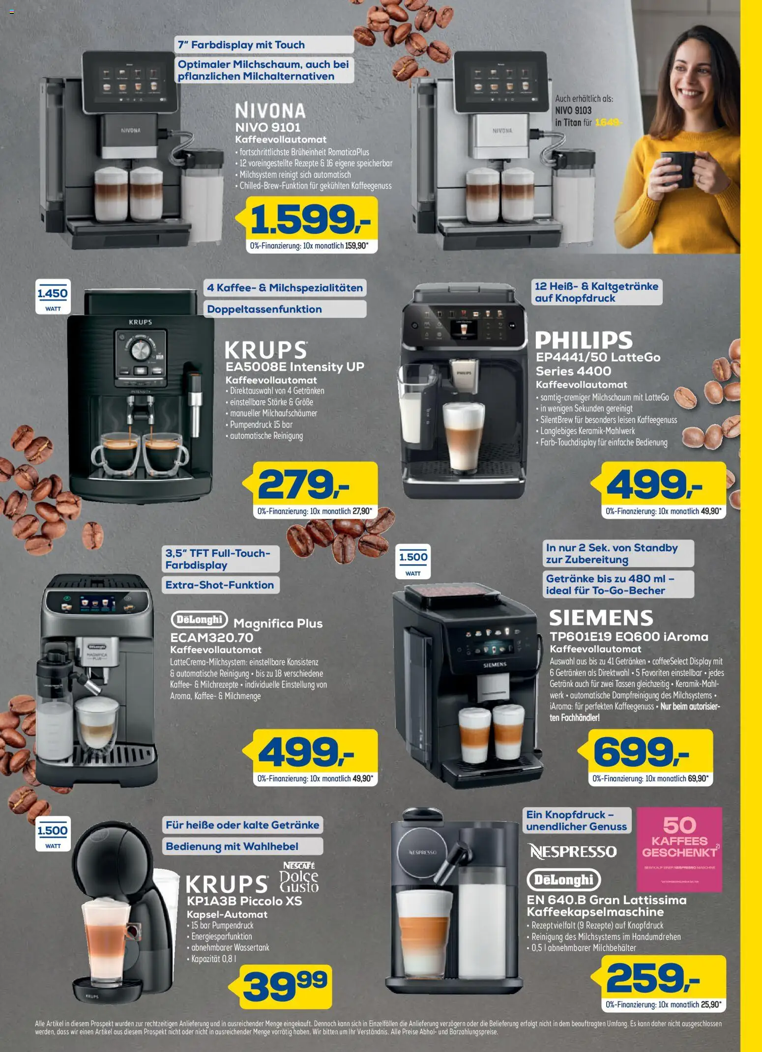 Vorschau von dem Prospekt des Geschäftes Euronics, gültig ab dem 28.10.2026 - Kaffee, Kaffeevollautomat, Philips, Siemens, Nescafe, Krups