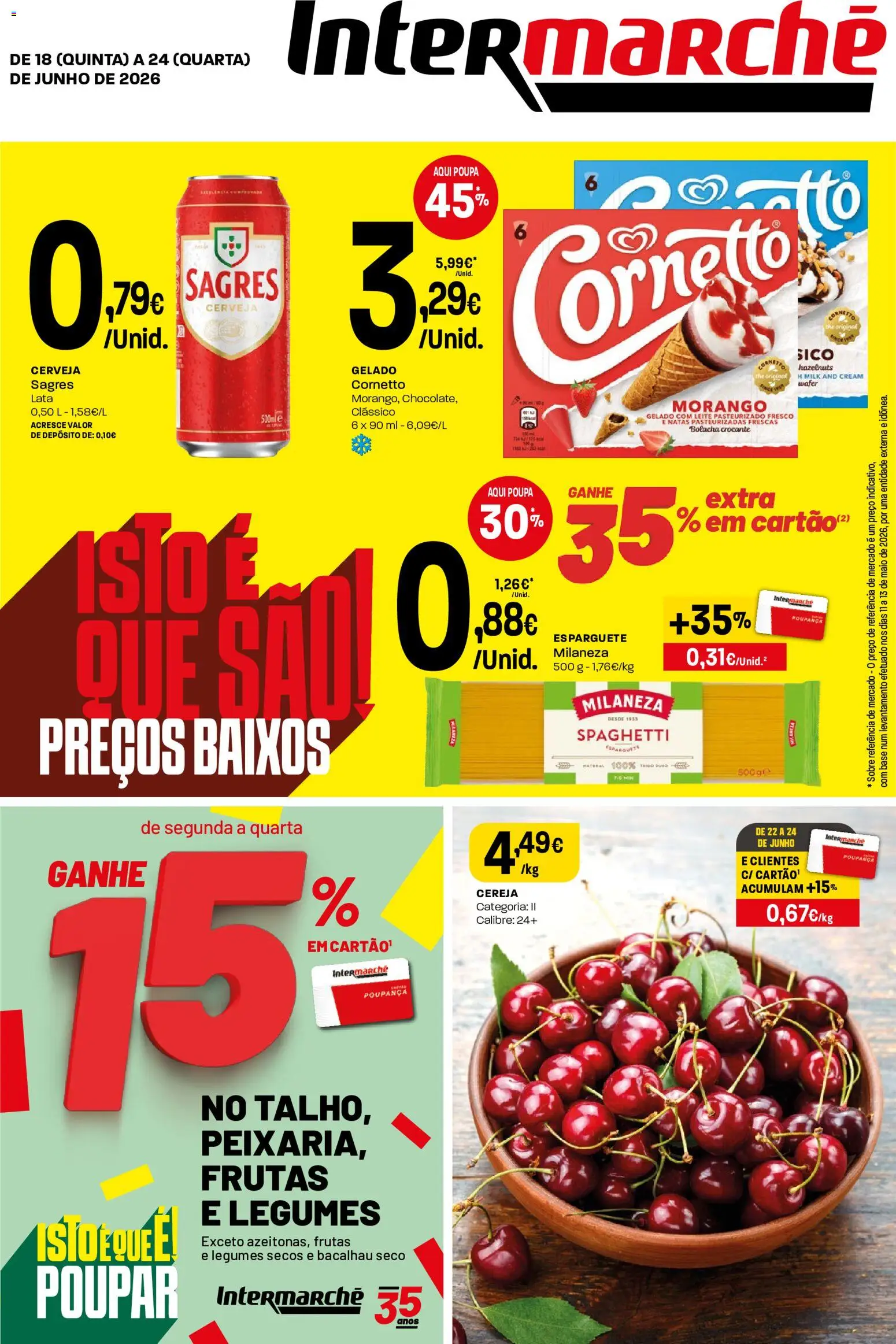 Pré-visualização do folheto da loja Intermarché válida a partir de 18/06/2026