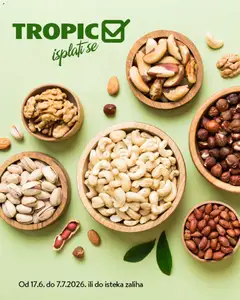 Pregled letka Tropic katalog trgovine Tropic vrijedi od 17.06.2026