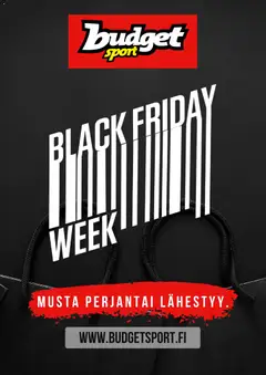 Kaupan Budget Sport Budget Sport Black Friday -ennakkoilmoitus esikatselu, voimassa 21/10/2026