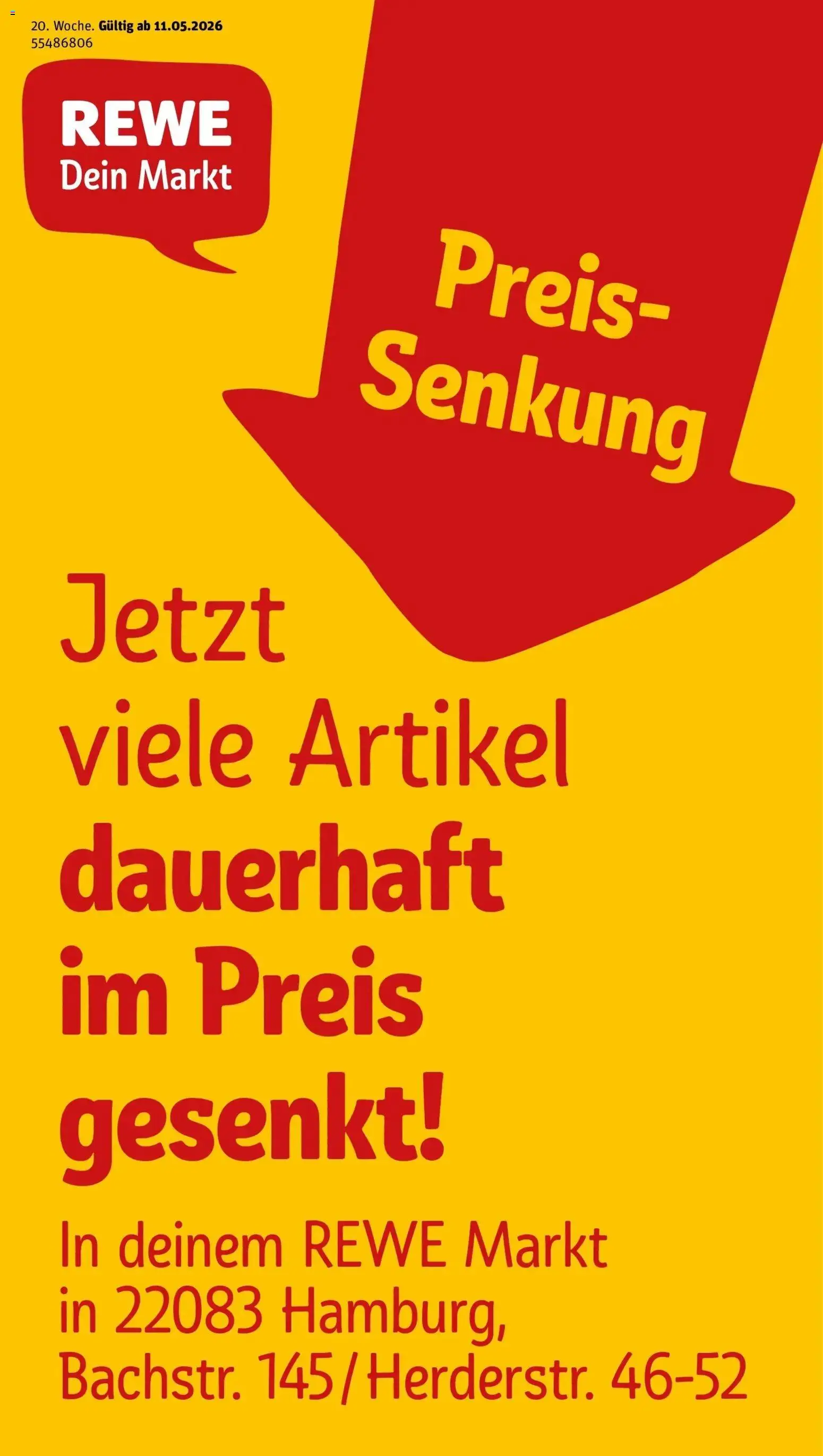 Vorschau von dem Prospekt des Geschäftes Rewe, gültig ab dem 10.05.2026