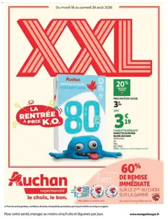 Prévisualisation de Auchan Promos XXL supers du magasin Auchan formulaire valide 18/08/2026