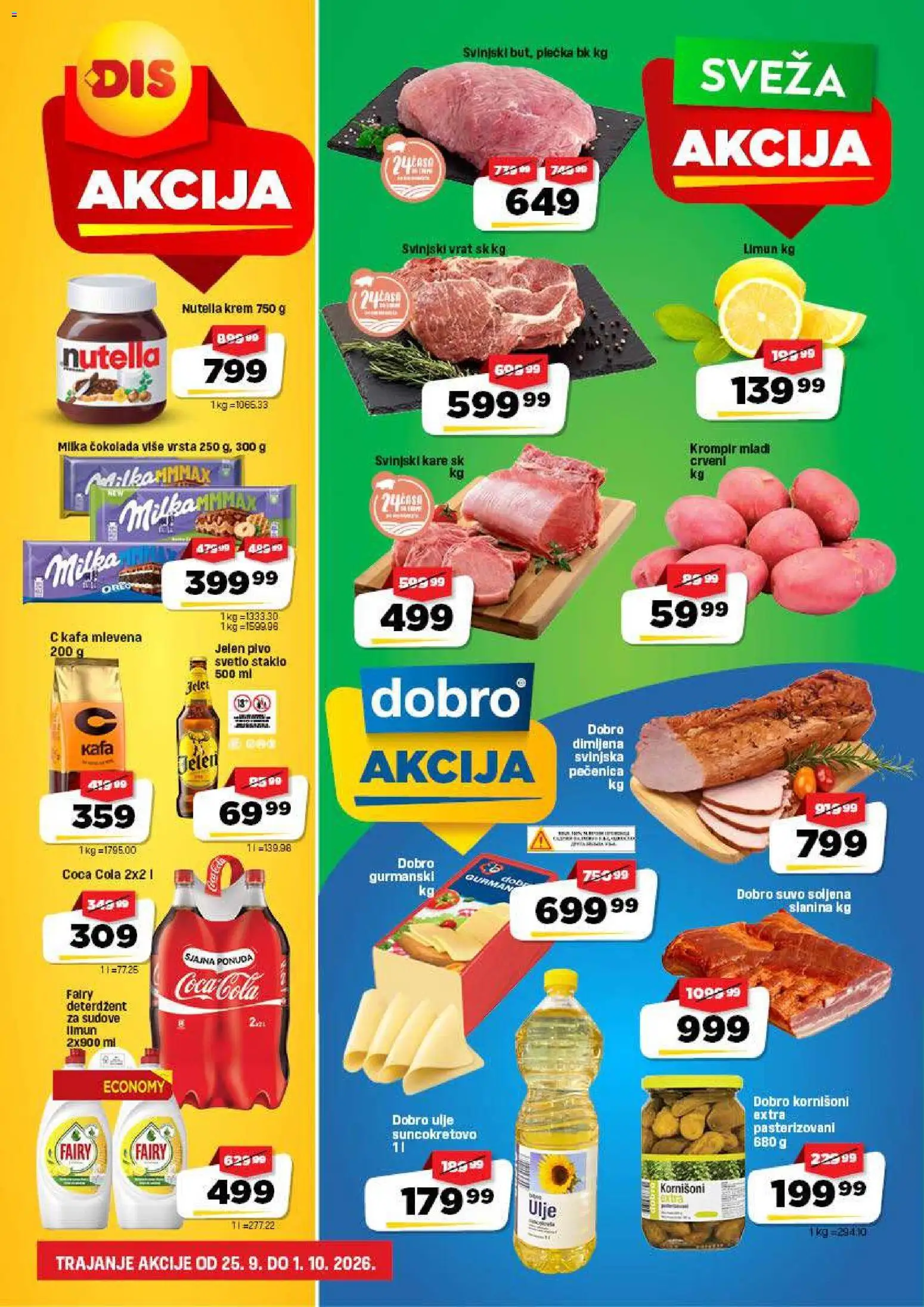 Pregled Super DIS kataloga - važi od 25.09.2026
