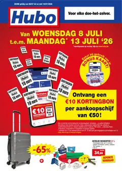 Prévisualisation de Hubo Folder du magasin Hubo formulaire valide 08/07/2026