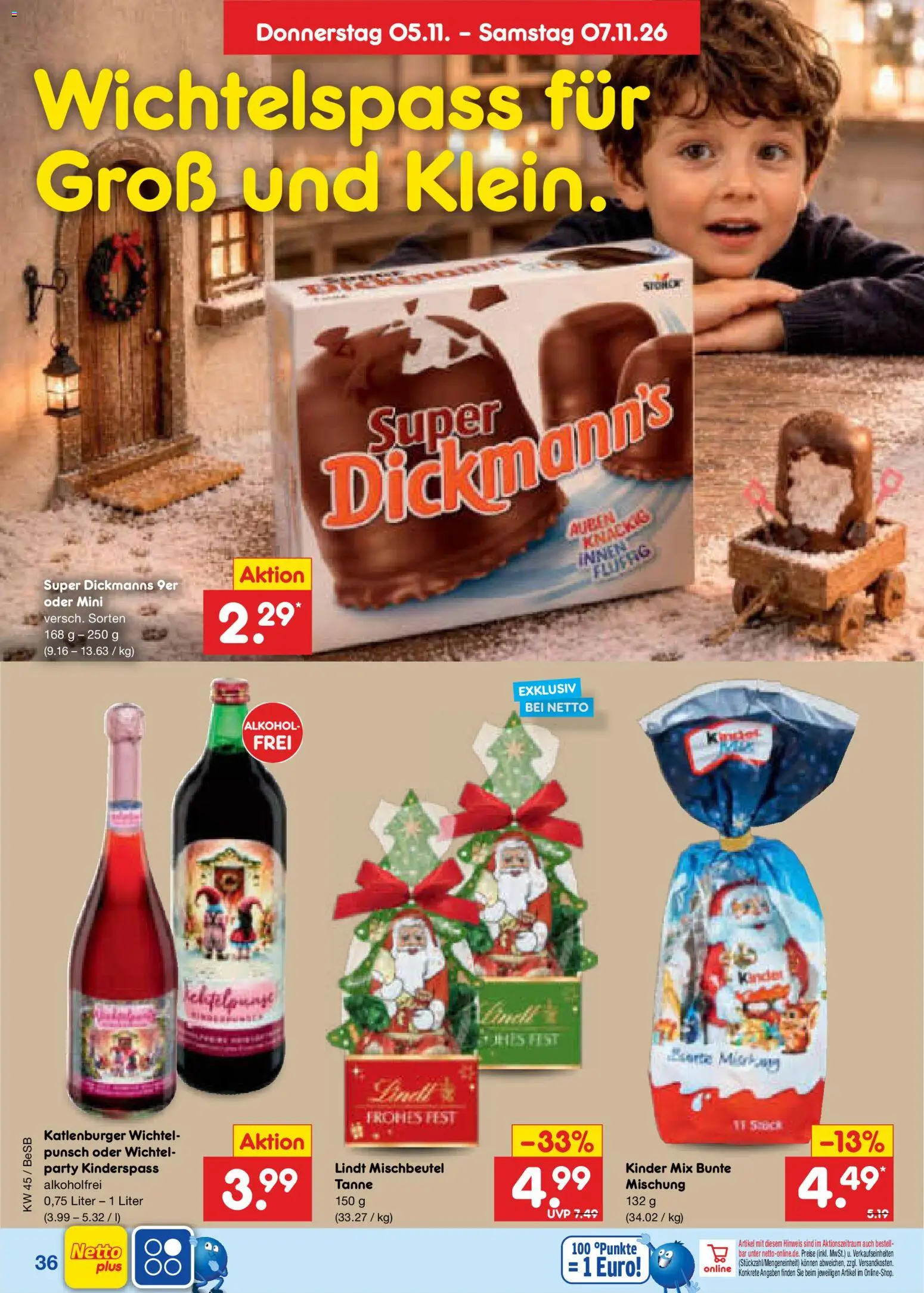 Vorschau von dem Prospekt des Geschäftes Netto Marken-Discount, gültig ab dem 02.11.2026 - Lindt, Alkohol