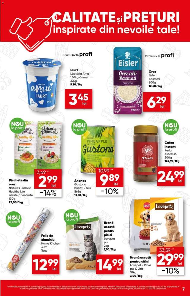 Noul catalog Profi de la 15.10.