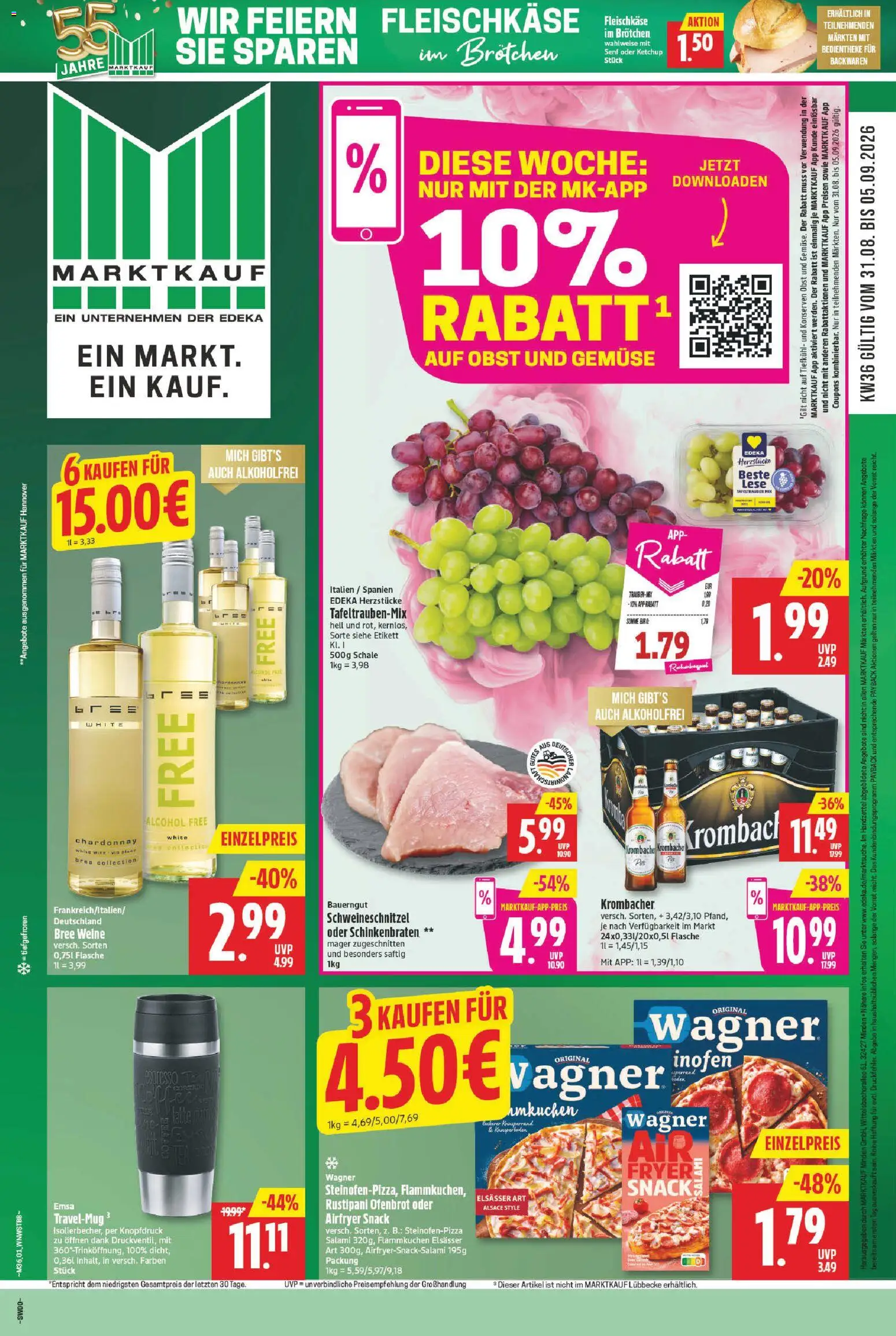 Vorschau von dem Prospekt des Geschäftes Marktkauf, gültig ab dem 31.08.2026