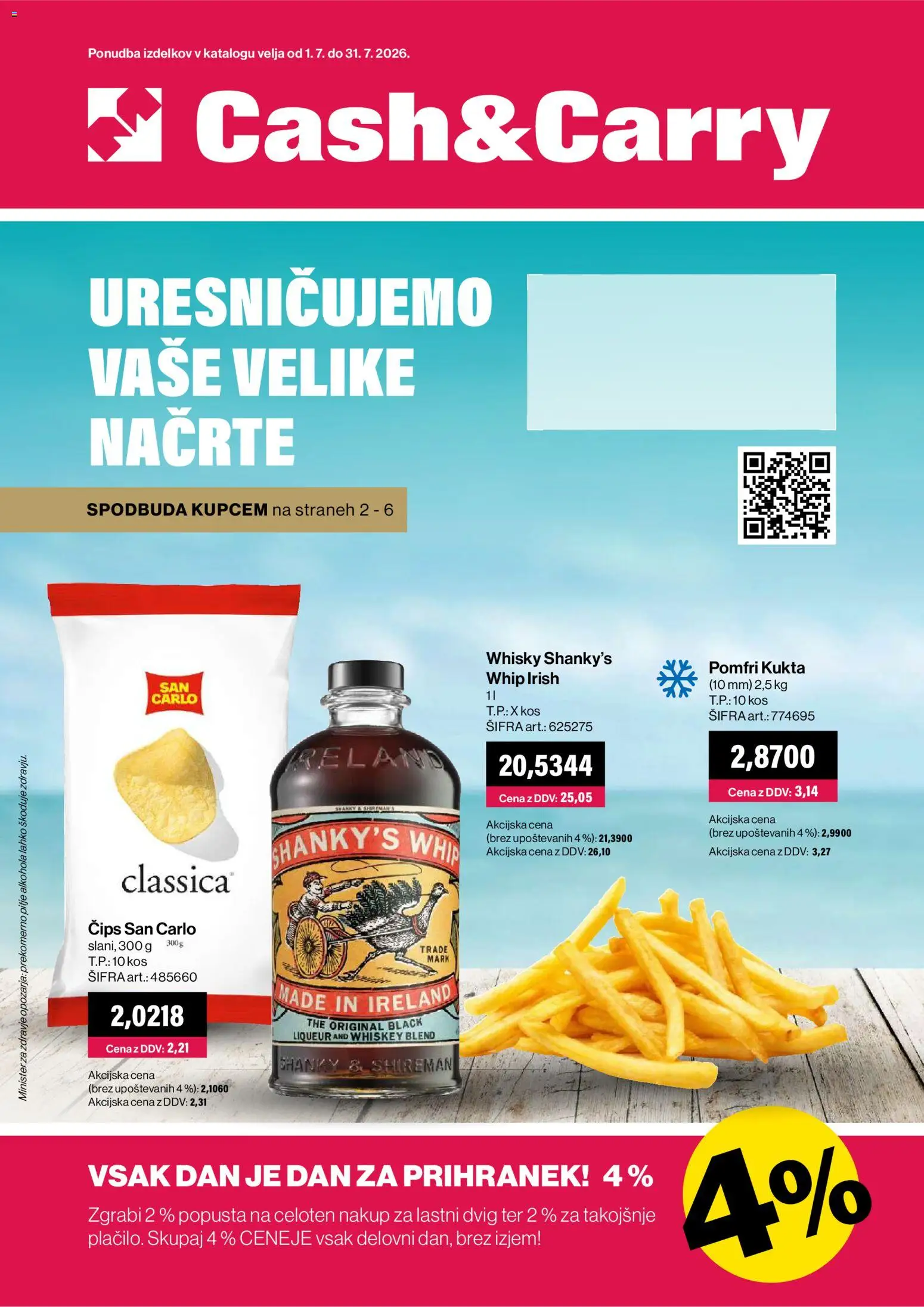 Predogled kataloga iz trgovine Mercator veljaven od 01.07.2026 - Kos, Cips