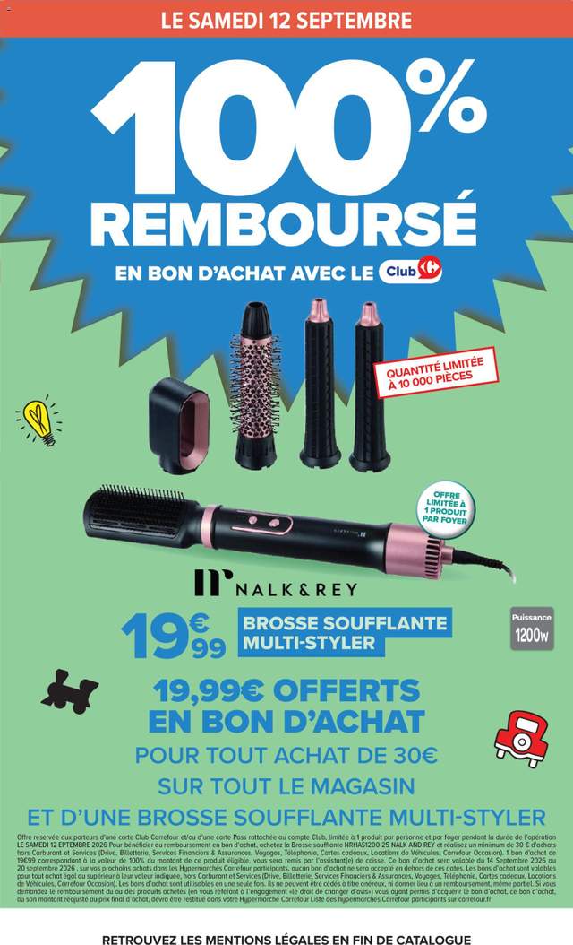 Nouveau catalogue Carrefour à partir du 08/09