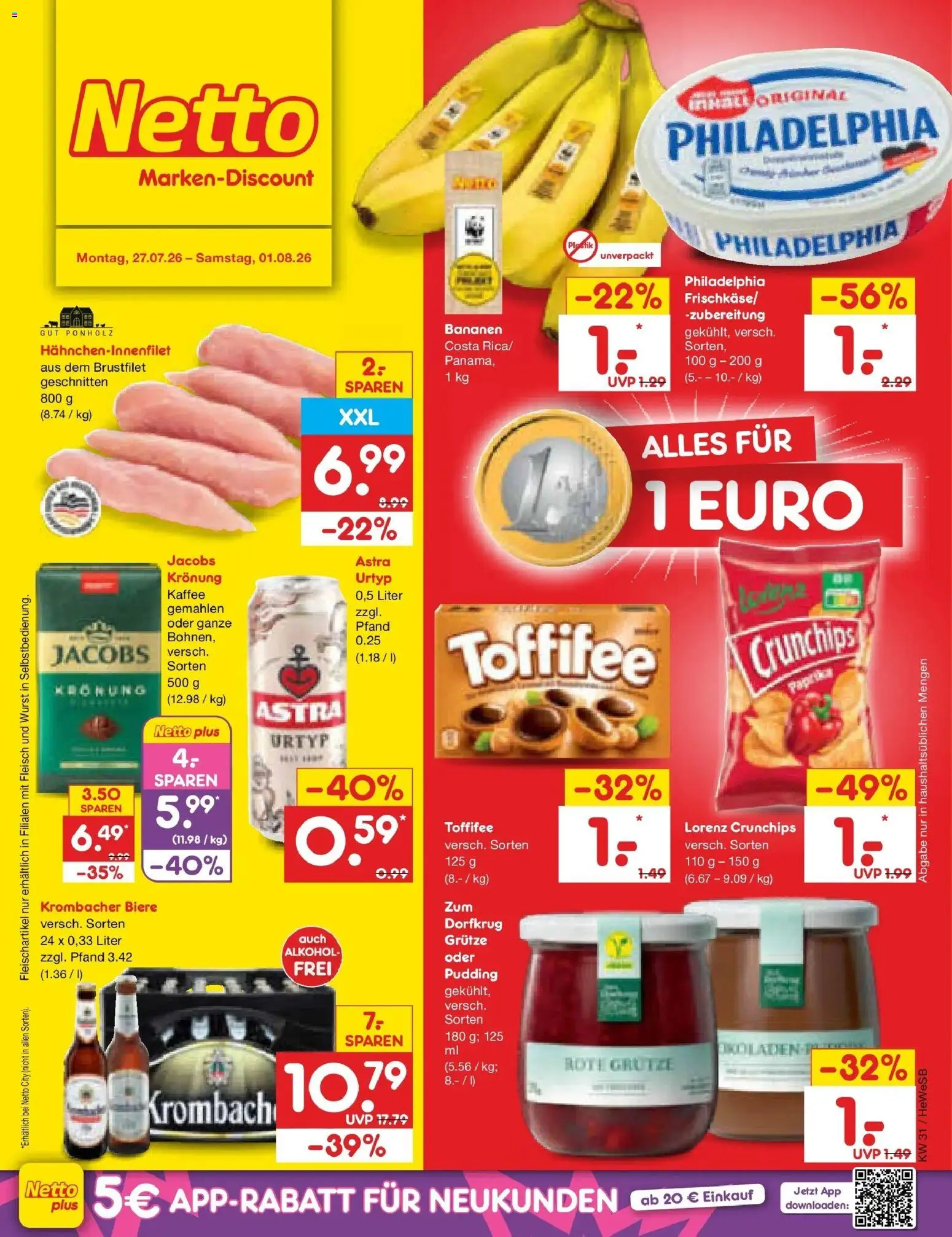 Vorschau von dem Prospekt des Geschäftes Netto Marken-Discount, gültig ab dem 27.07.2026
