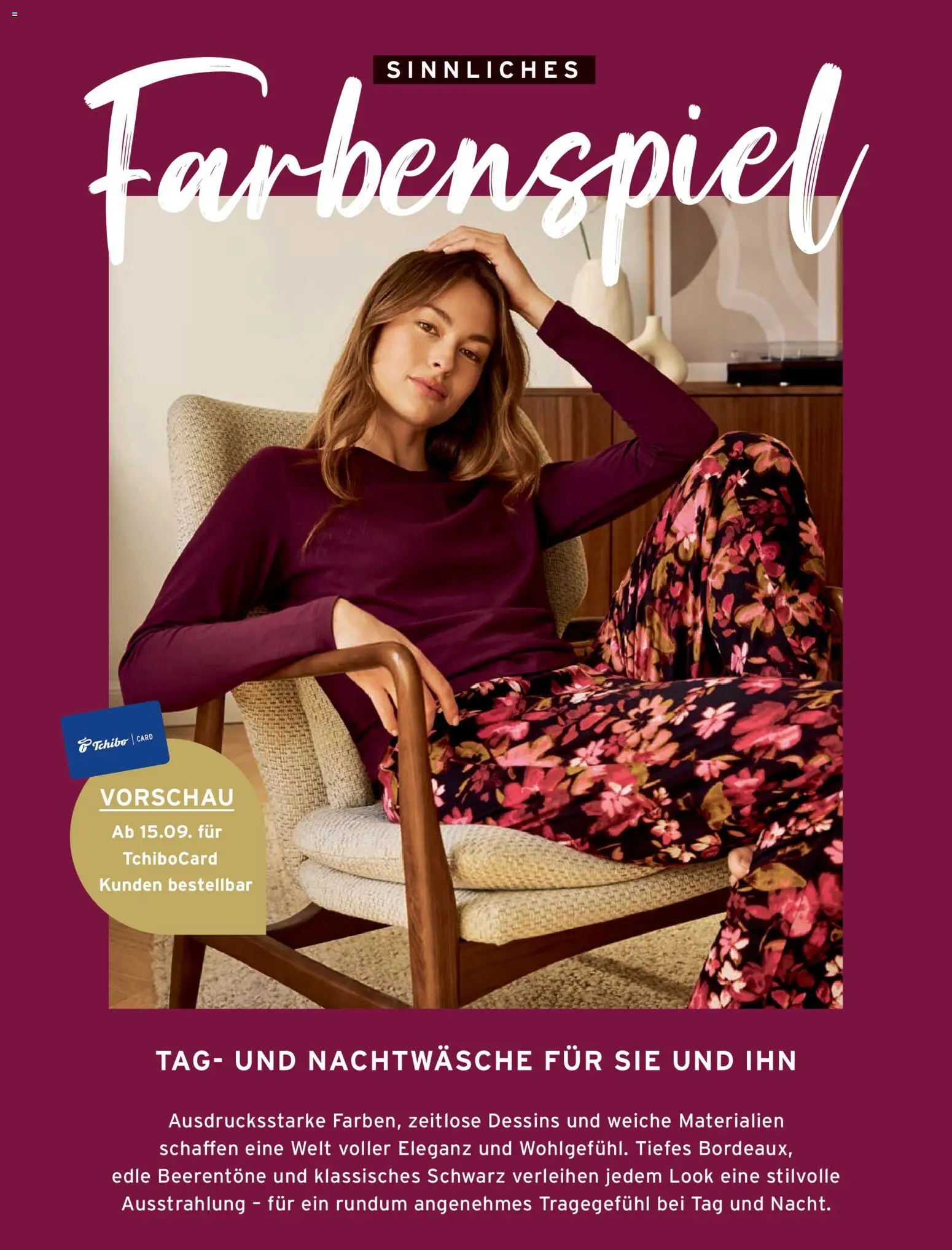 Vorschau von dem Prospekt des Geschäftes Tchibo, gültig ab dem 11.09.2026