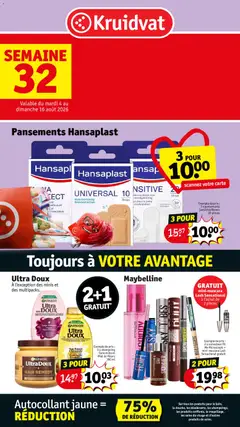 Prévisualisation de Kruidvat folder semaine 32 du magasin Kruidvat formulaire valide 04/08/2026