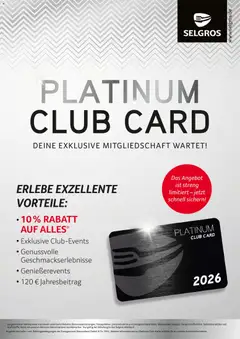 Vorschau von dem Prospekt des Geschäftes Selgros, gültig ab dem 01.02.2026
