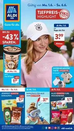 Vorschau von dem Prospekt des Geschäftes Aldi Süd, gültig ab dem 01.06.2026