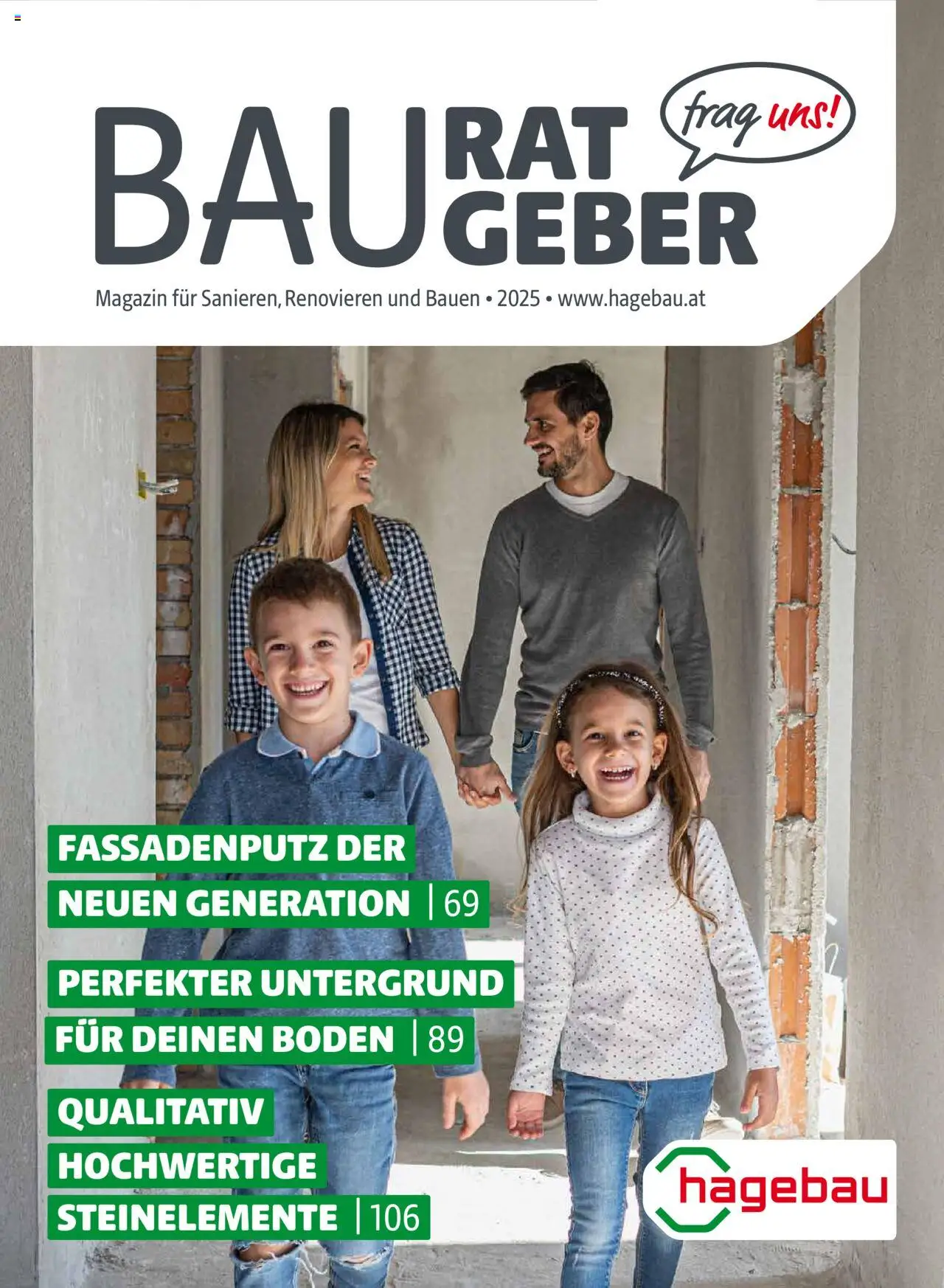 Vorschau der Angebote: Hagebau Katalog Baurategeber gültig ab 07.04.2025 - Magazin