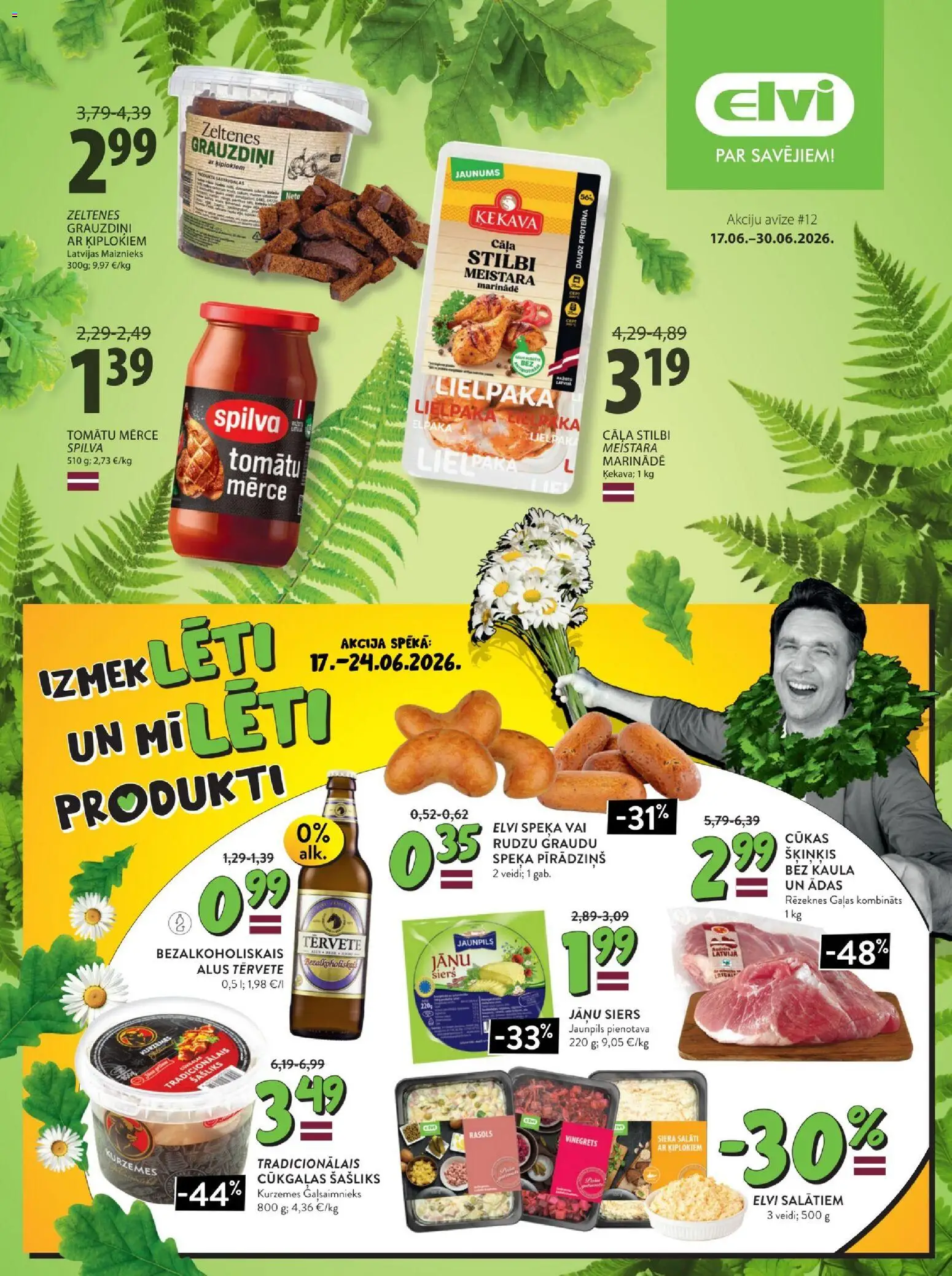 Skatīt Elvi akciju bukletu, derīgs no 17.06.2026.