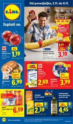 Pregled letka Lidl Katalog trgovine Lidl vrijedi od 02.11.2026