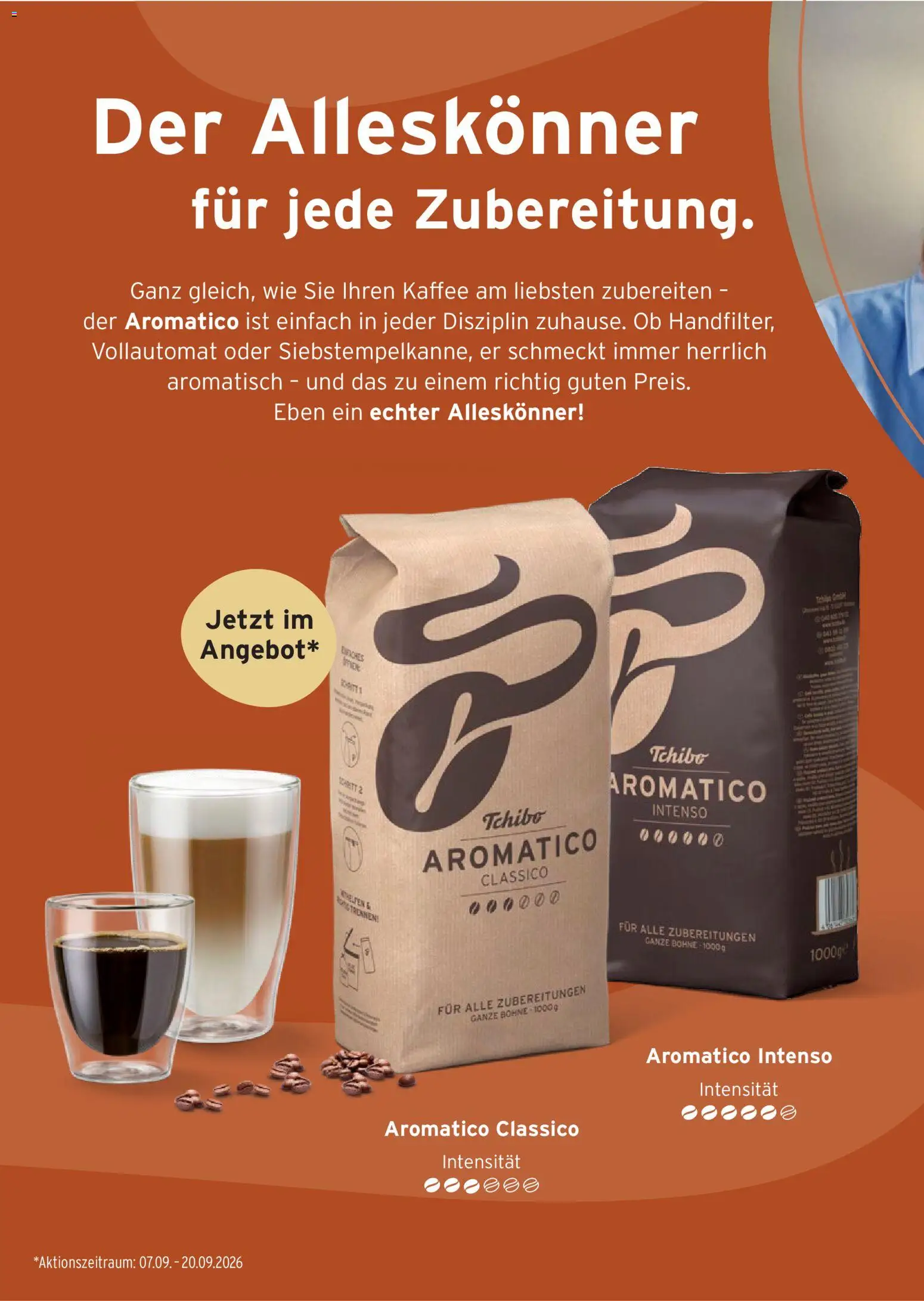 Vorschau von dem Prospekt des Geschäftes Tchibo, gültig ab dem 09.09.2026 - Kaffee