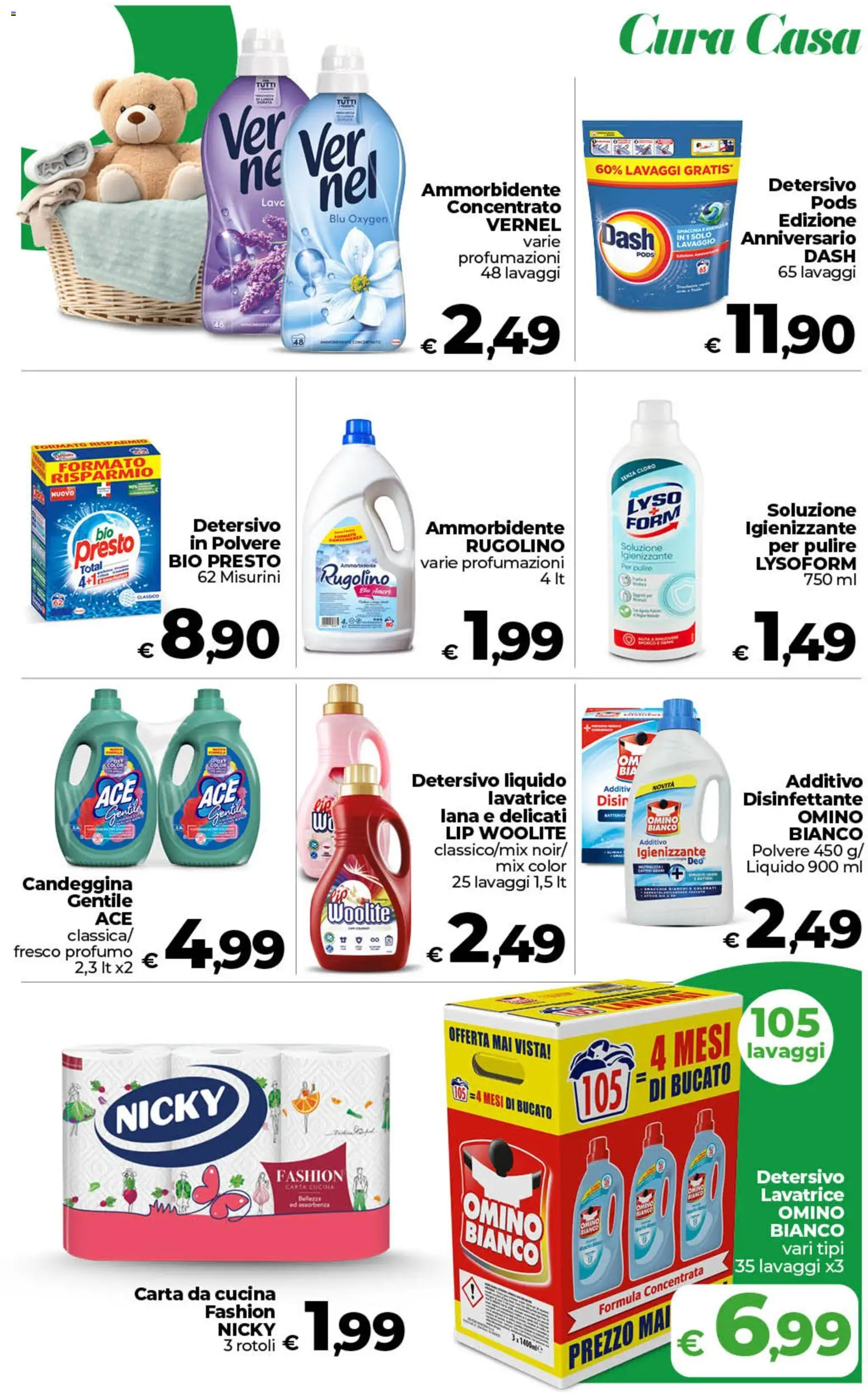 Anteprima dell'opuscolo COOP volantino inCoop Sicilia dal negozio COOP valido da 01/09/2026 - Lavatrice, Profumo, Candeggina, Ammorbidente