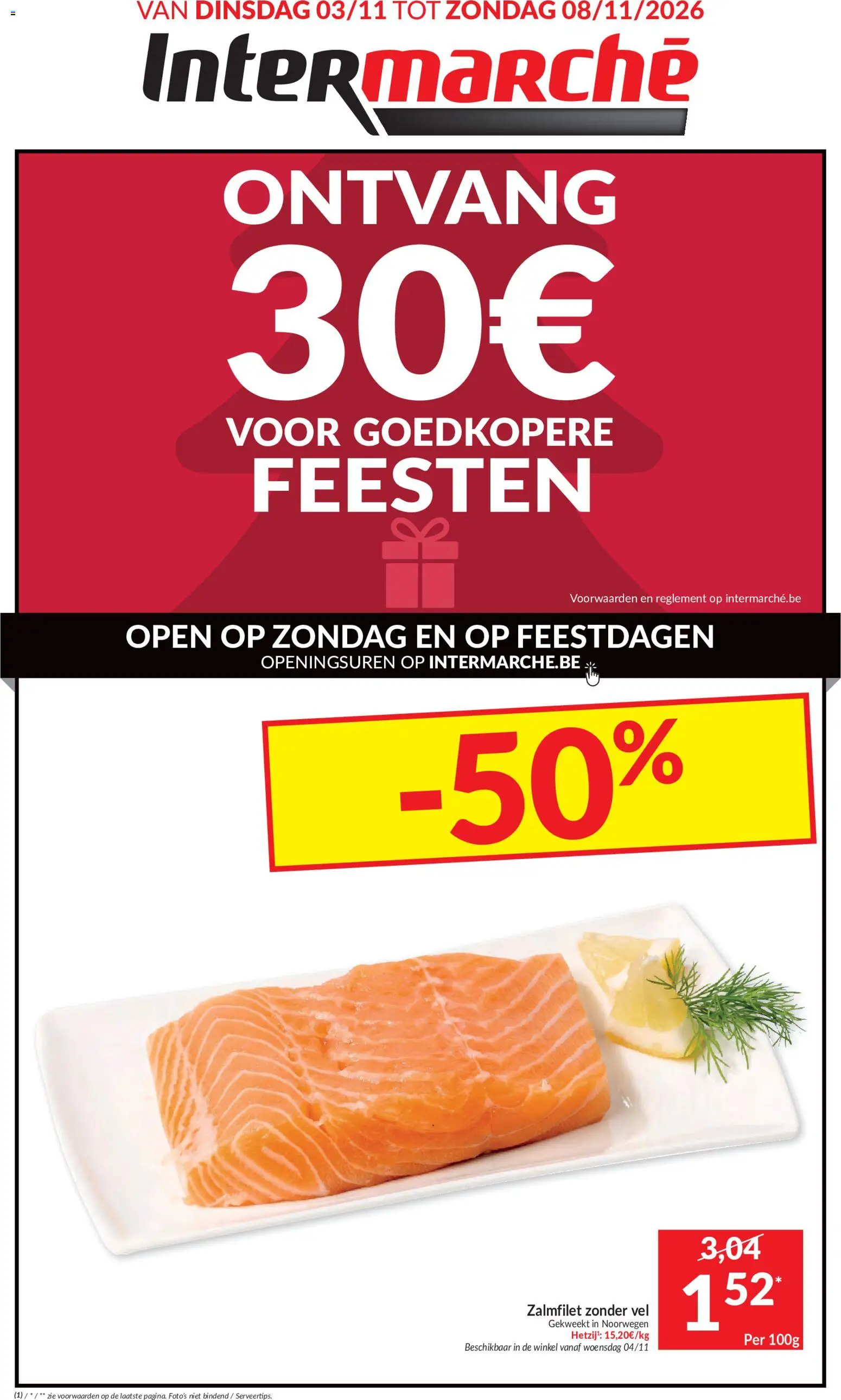 Voorbeeld van Intermarché - Ontdek onze folder van winkel Intermarché geldig vanaf 03/11/2026 - Zalmfilet