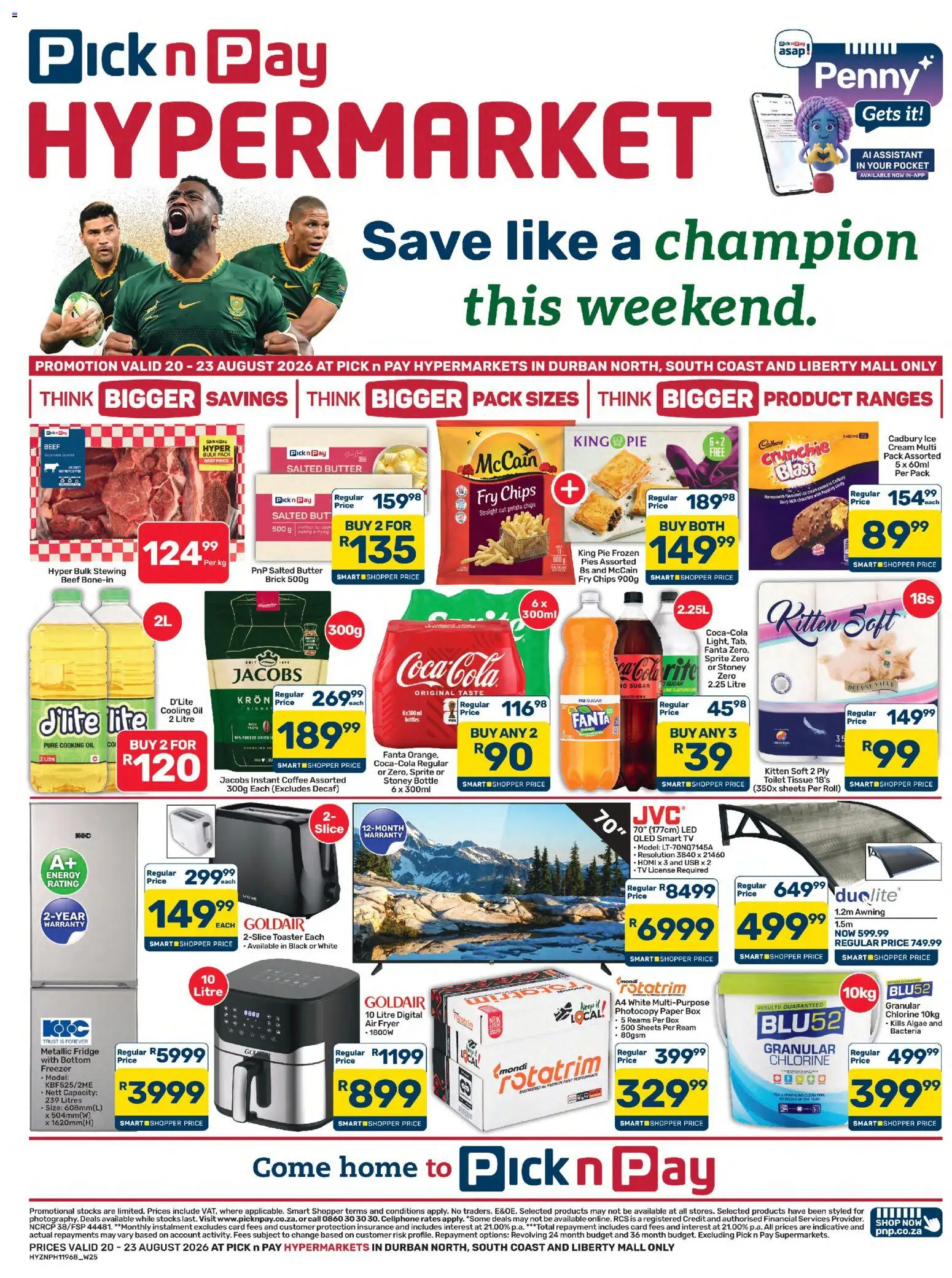 Preview of Pick n Pay flyer valid from 20/08/2026