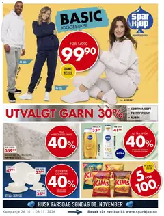 Forhåndsvis Spar Kjøp kundeavis fra butikk Spar Kjøp gyldig fra 26/10/2026