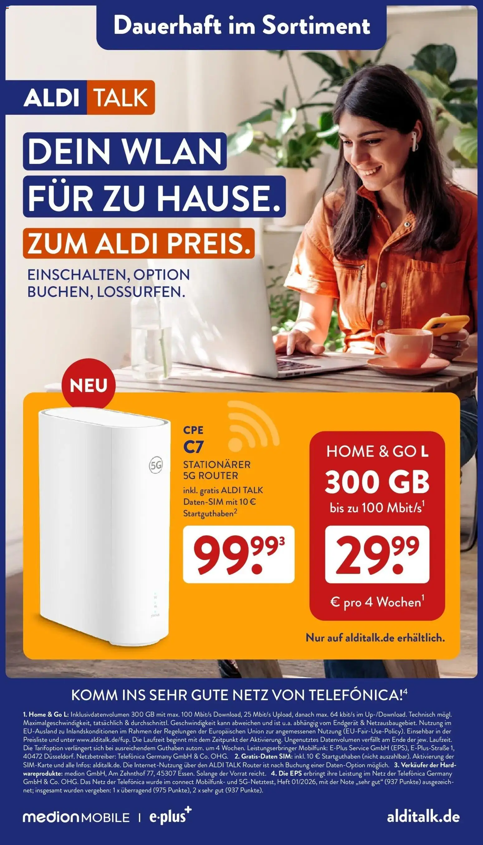 Vorschau von dem Prospekt des Geschäftes Aldi, gültig ab dem 26.10.2026