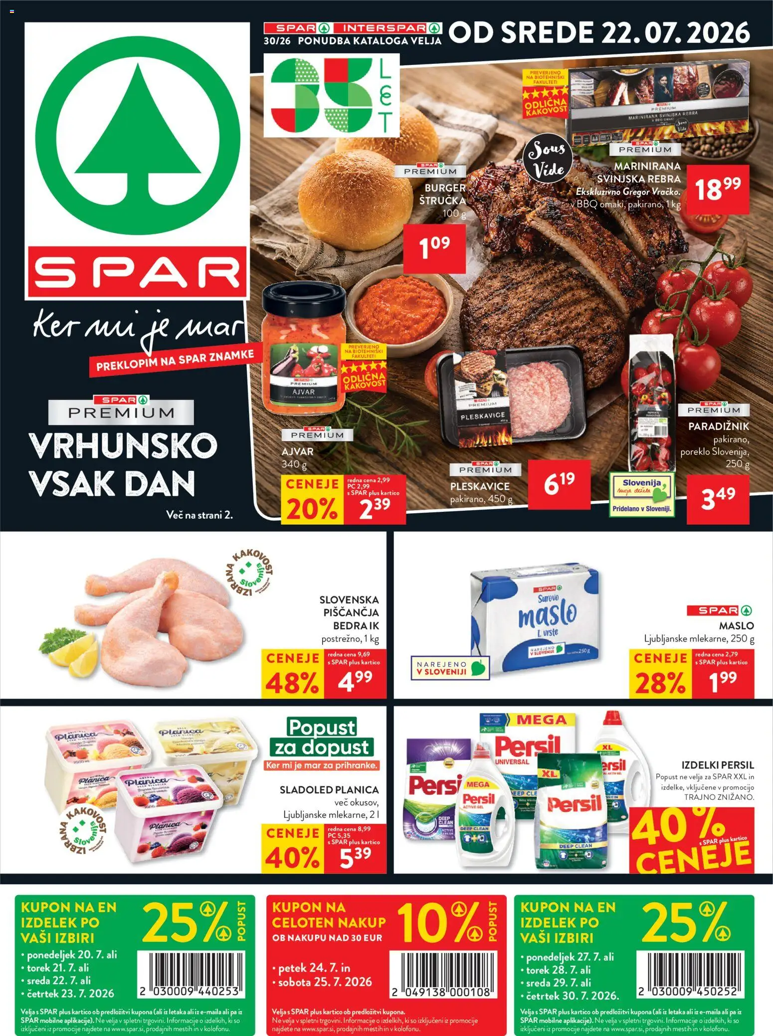 Predogled kataloga iz trgovine Spar veljaven od 22.07.2026