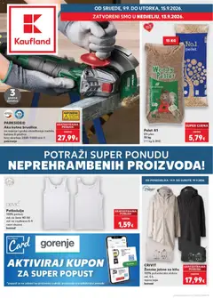 Pregled letka Kaufland Katalog trgovine Kaufland vrijedi od 09.09.2026