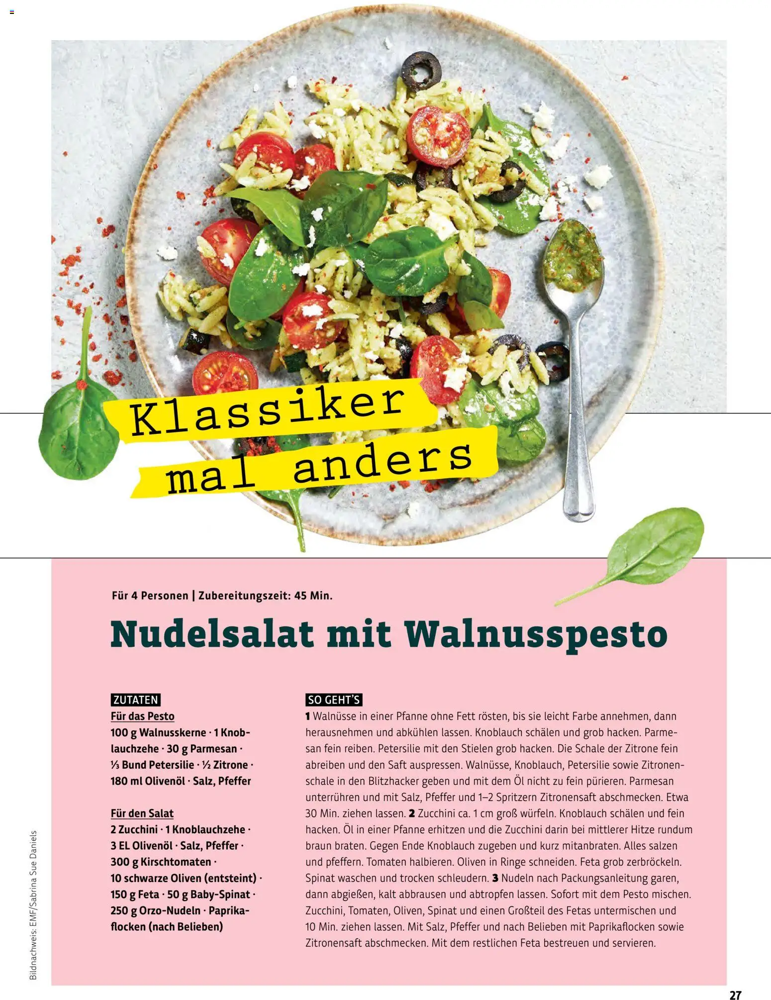 Vorschau von dem Prospekt des Geschäftes Denns BioMarkt, gültig ab dem 17.07.2026 - Zucchini, Öl, Walnüsse, Feta, Knoblauch, Zitronen, Tomaten, Flocken