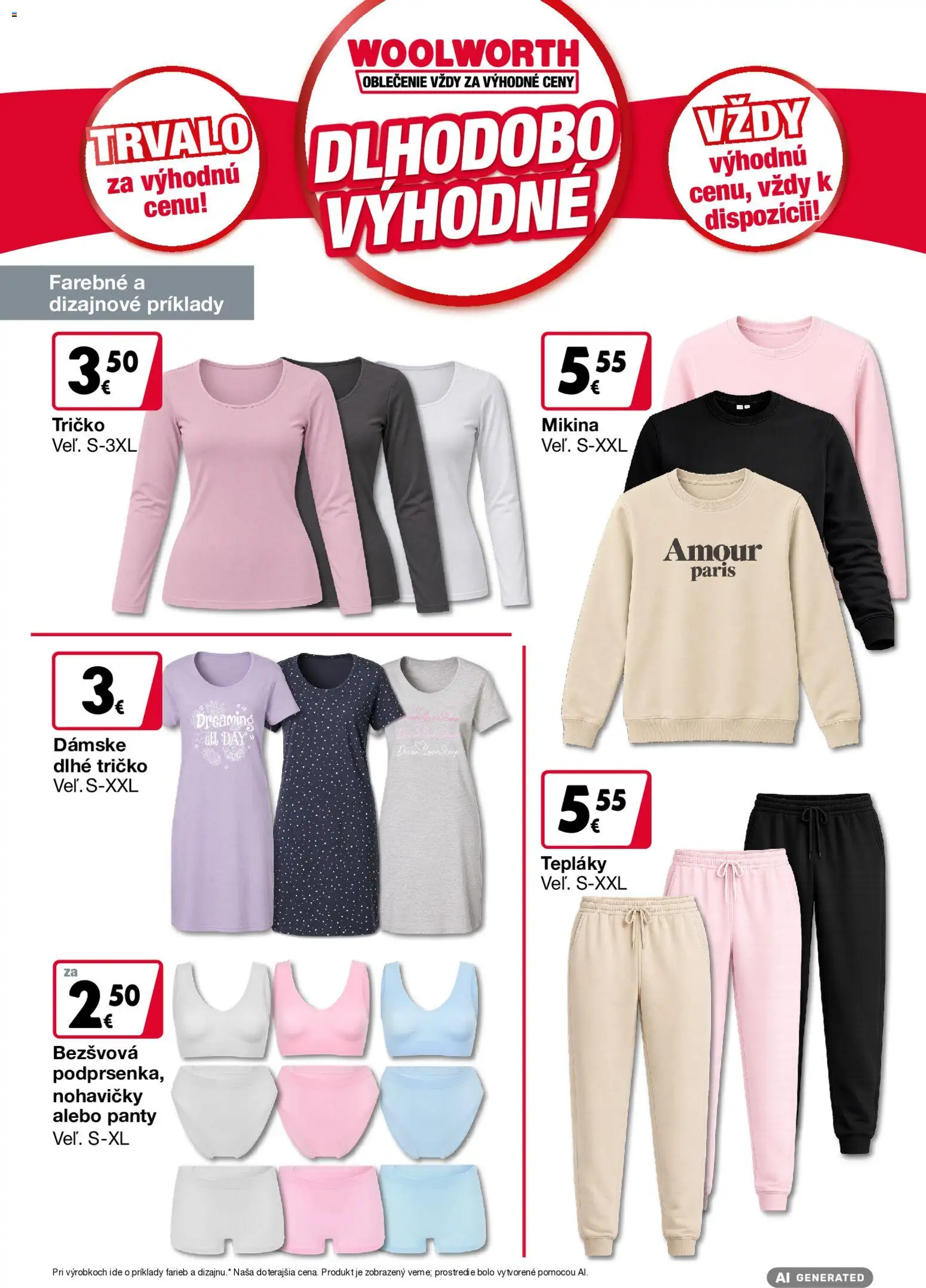 Náhľad Woolworth letáku platného od 09.10.2026 - Mikina, Tričko, Nohavičky