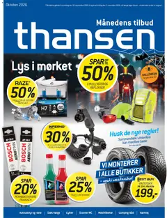 Eksempel på tilbudsavis Thansen - Tilbudsavis fra butik Thansen gyldig fra 30/09/2026