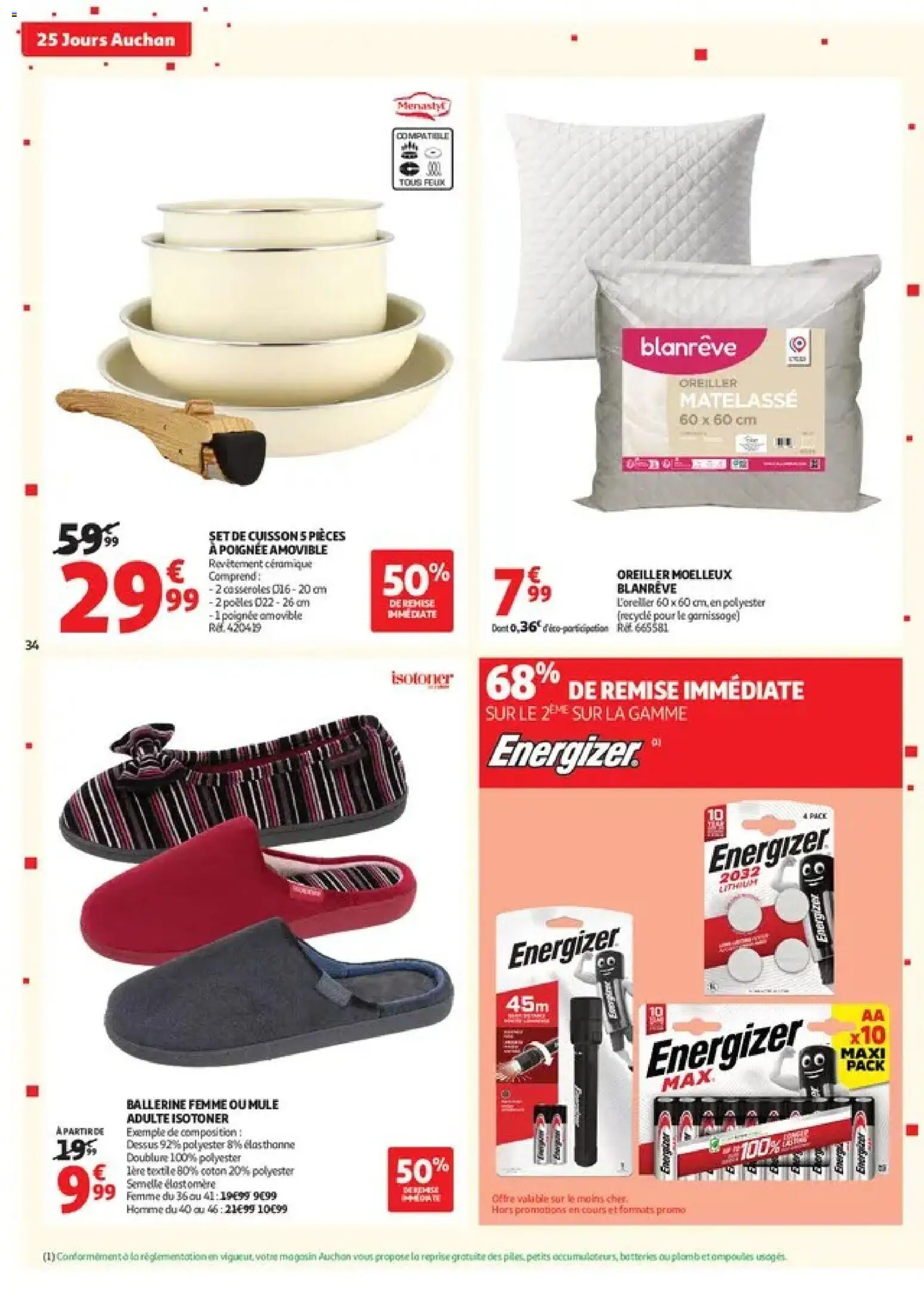 Prévisualisation de Auchan 25 jours 1 supers du magasin Auchan formulaire valide 27/10/2026