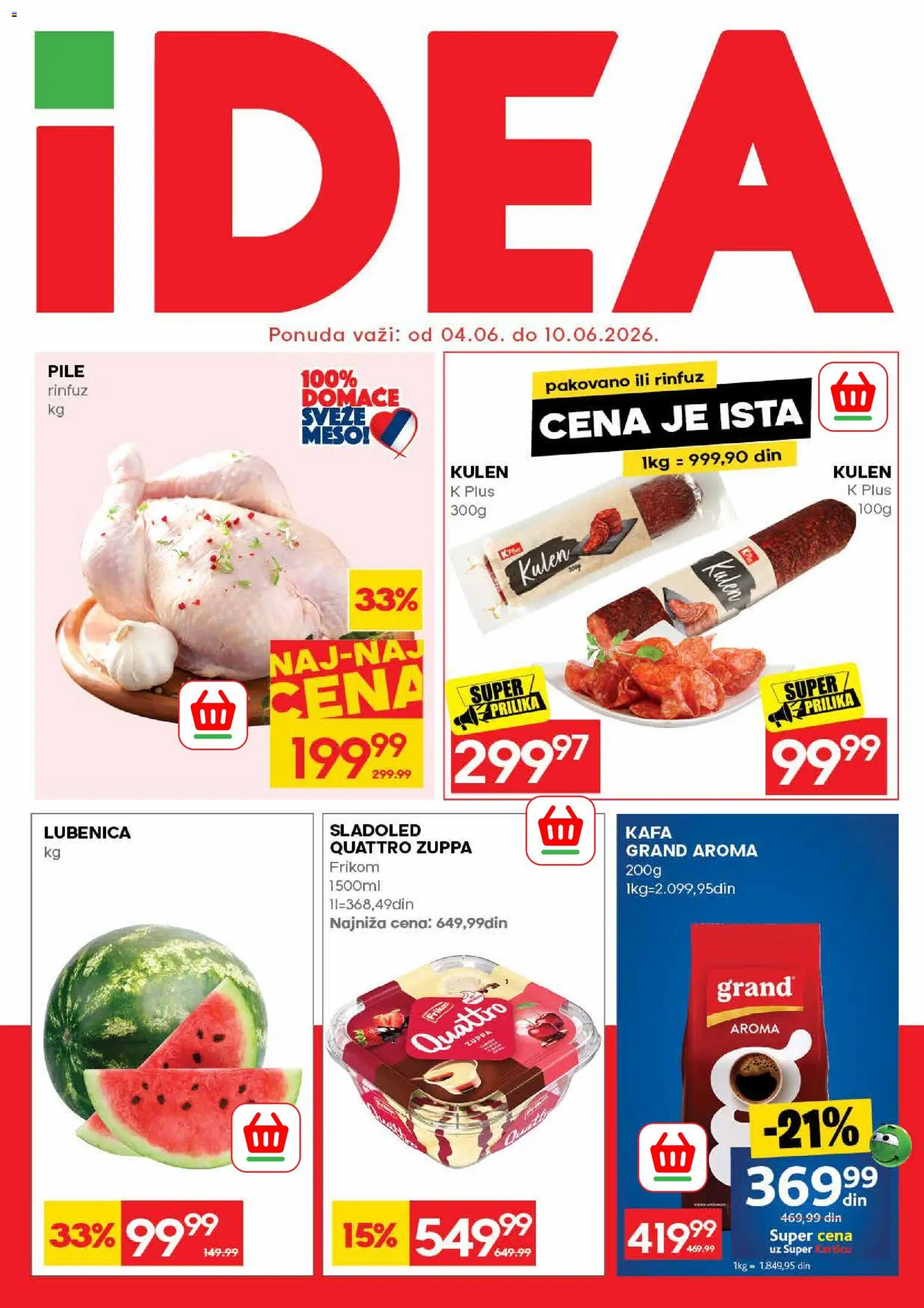 Pregled Idea kataloga - važi od 04.06.2026