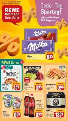 Vorschau von dem Prospekt des Geschäftes Rewe, gültig ab dem 17.08.2026