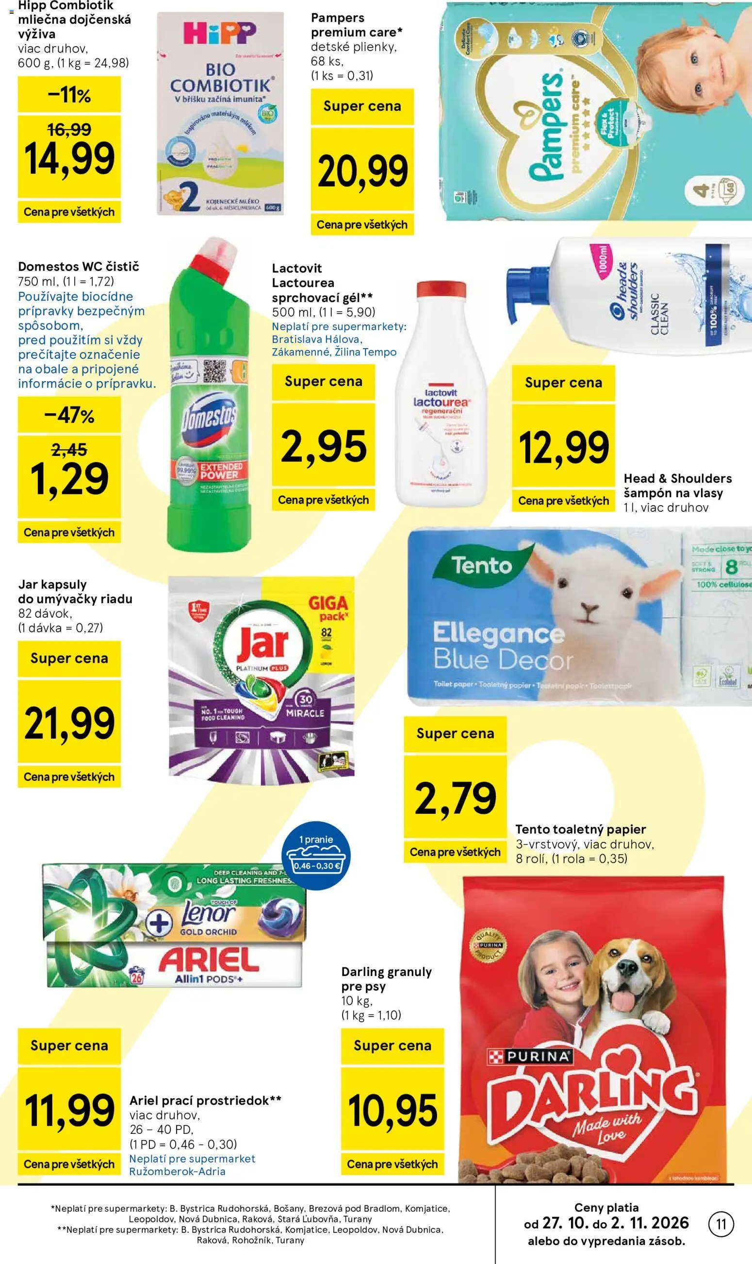 Náhľad Tesco letáku platného od 28.10.2026