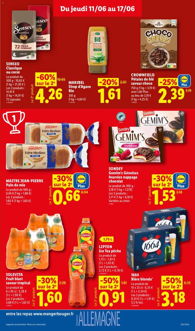Nouveau catalogue Lidl à partir du 11/06