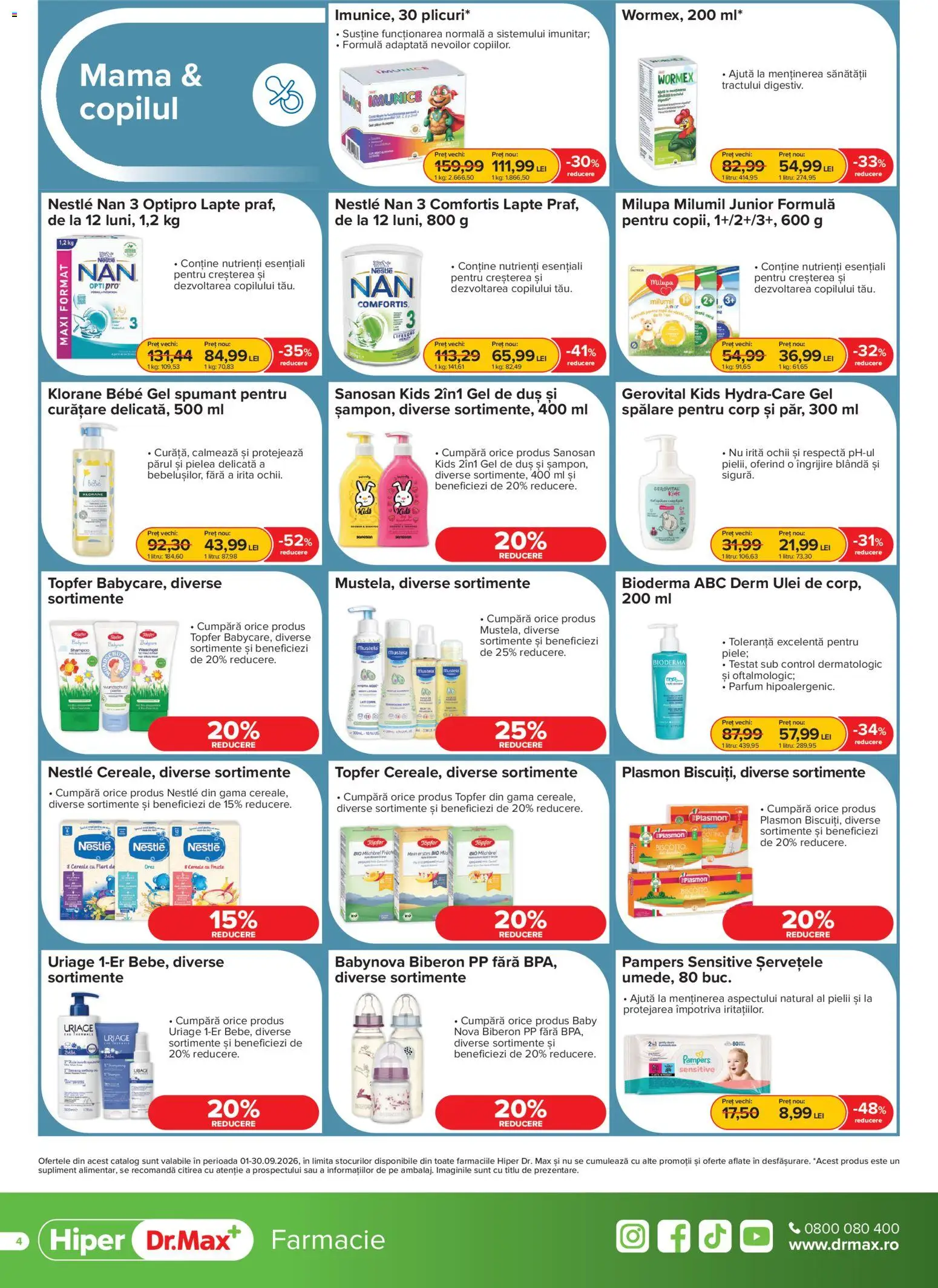 Previzualizarea de cataloage: Dr.Max Dr.Max Catalog Hiper-farmacii valabil de la 01.09.2026