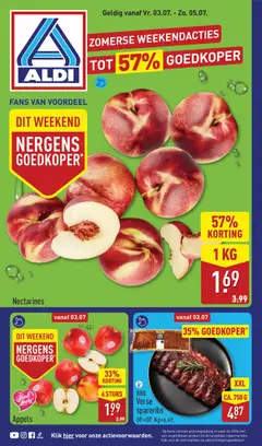 Voorbeeld van Aldi folder - Weekendfolder van winkel Aldi geldig vanaf 03-07-2026