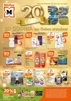 Pregled letka Müller Katalog trgovine Müller vrijedi od 28.09.2026