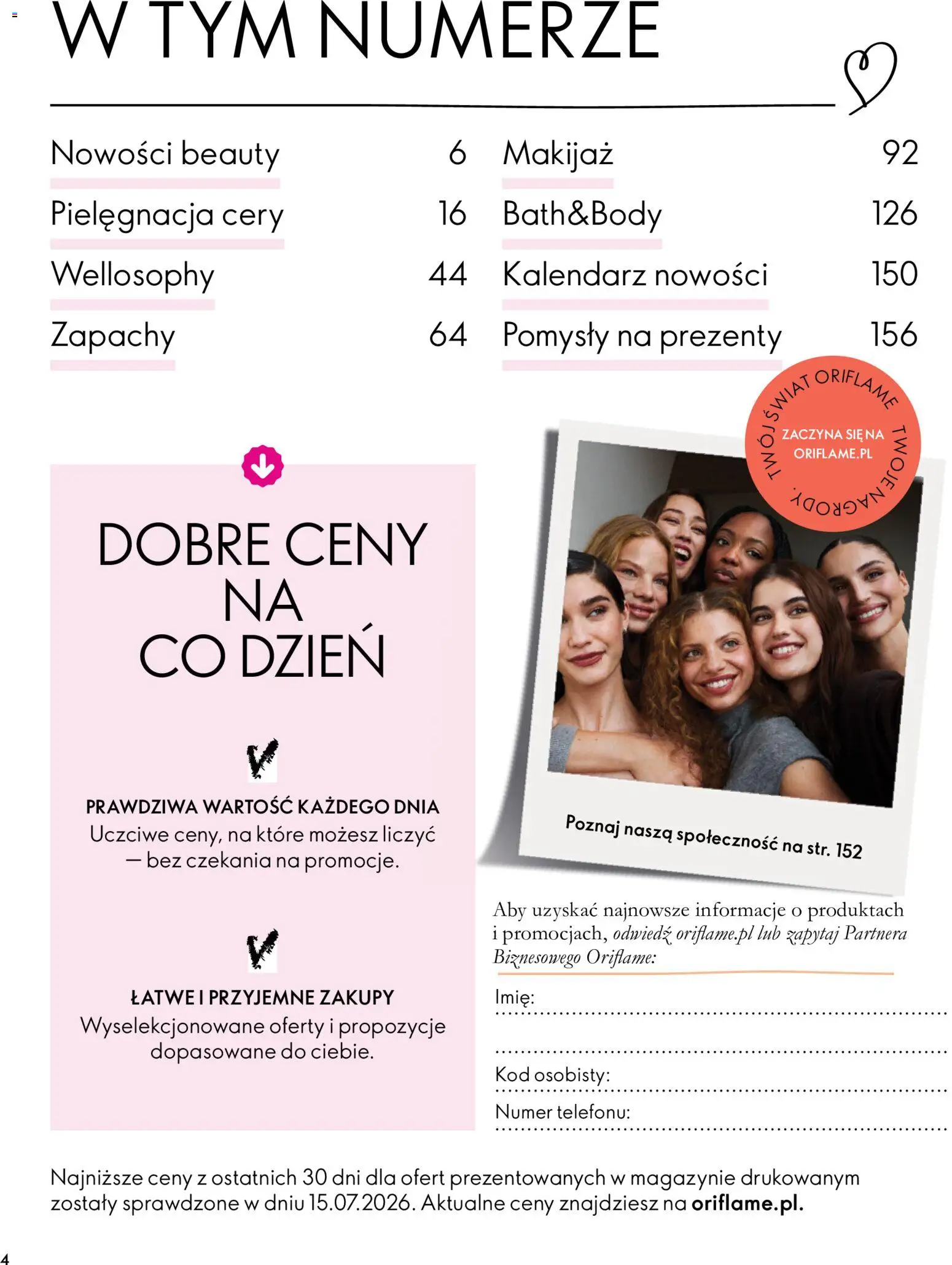 Pogląd gazetki "Oriflame Katalog 14 2026" ze sklepu Oriflame ważnej od 30.09.2026